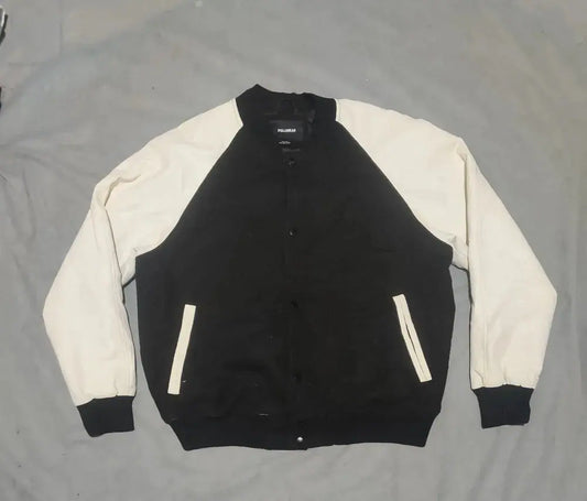 Pull & Bear Men Black Stadium Jacket – view 2