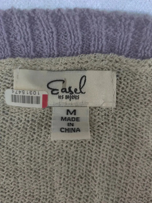 Easel Los Angeles Women Beige Floral Sweater M – Preloved Labels (view 2)