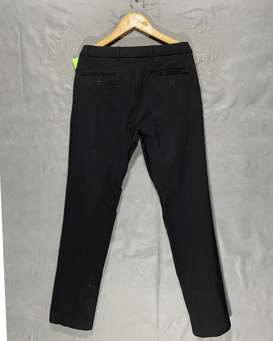 Tommy Hilfiger Black Cotton Dress Pant For Men Small