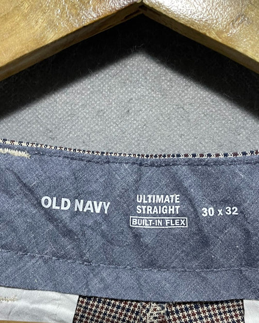 Old Navy Cream Cotton Dress Pant For Men Medium