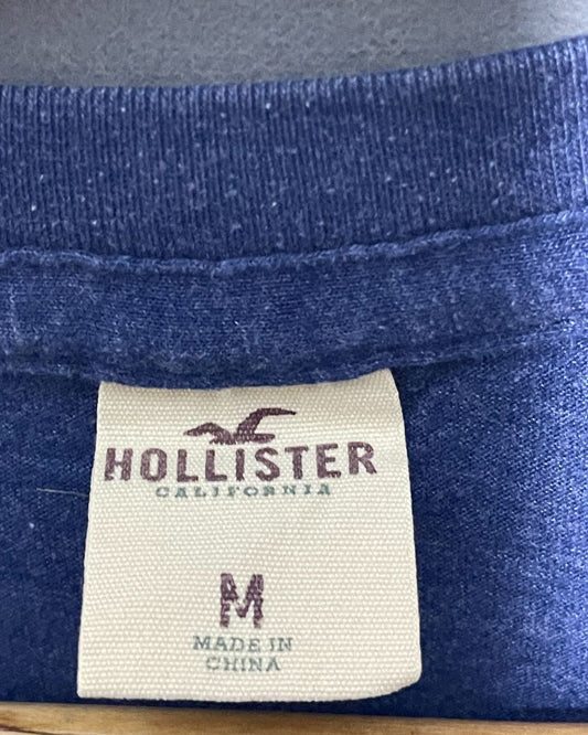 Hollister Blue T Shirt For Men Medium