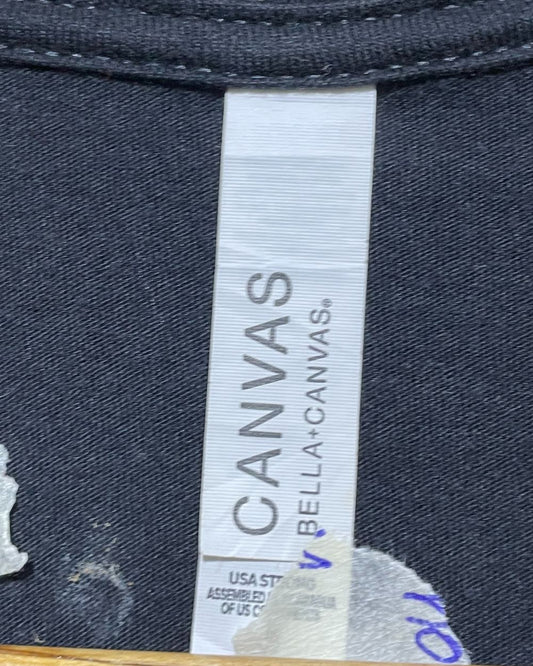 Canvas Black T Shirt For Men Medium