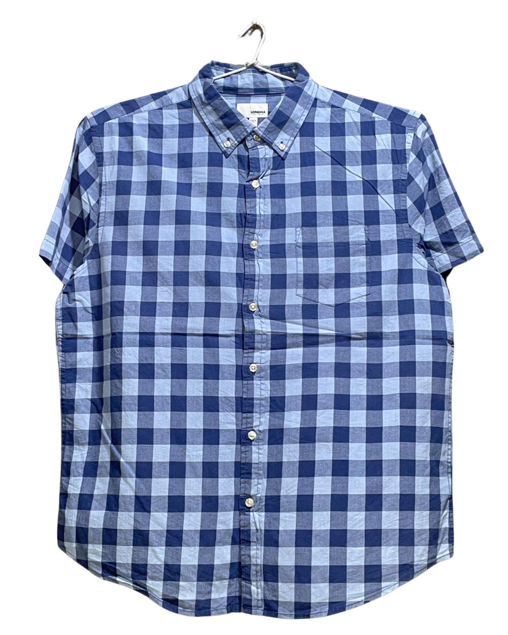 Sonoma Blue Cotton Shirt For Men X Large | Preloved Labels