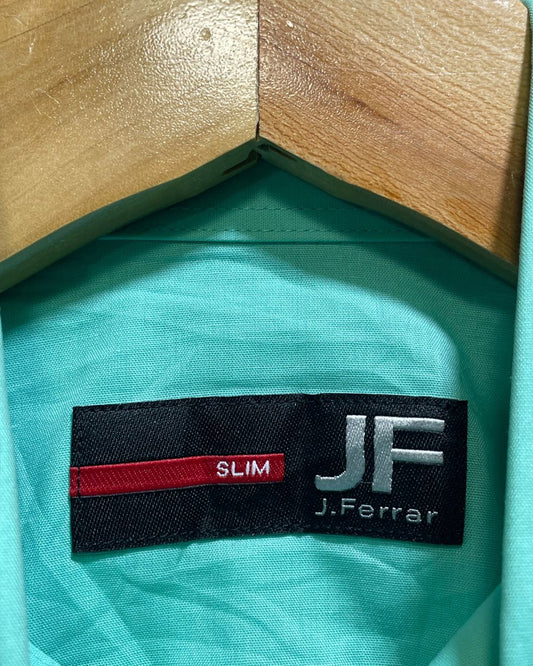 J.Ferrar Green Cotton Shirt For Men S | Preloved Labels