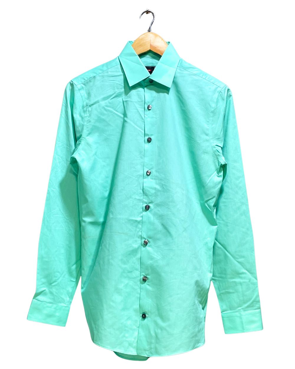 J.Ferrar Green Cotton Shirt For Men S | Preloved Labels