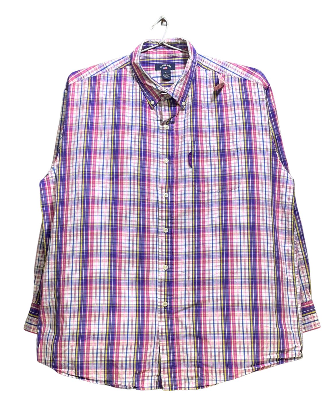 Polo U.S. Assn Purple Cotton Shirt For Men X Large | Preloved Labels