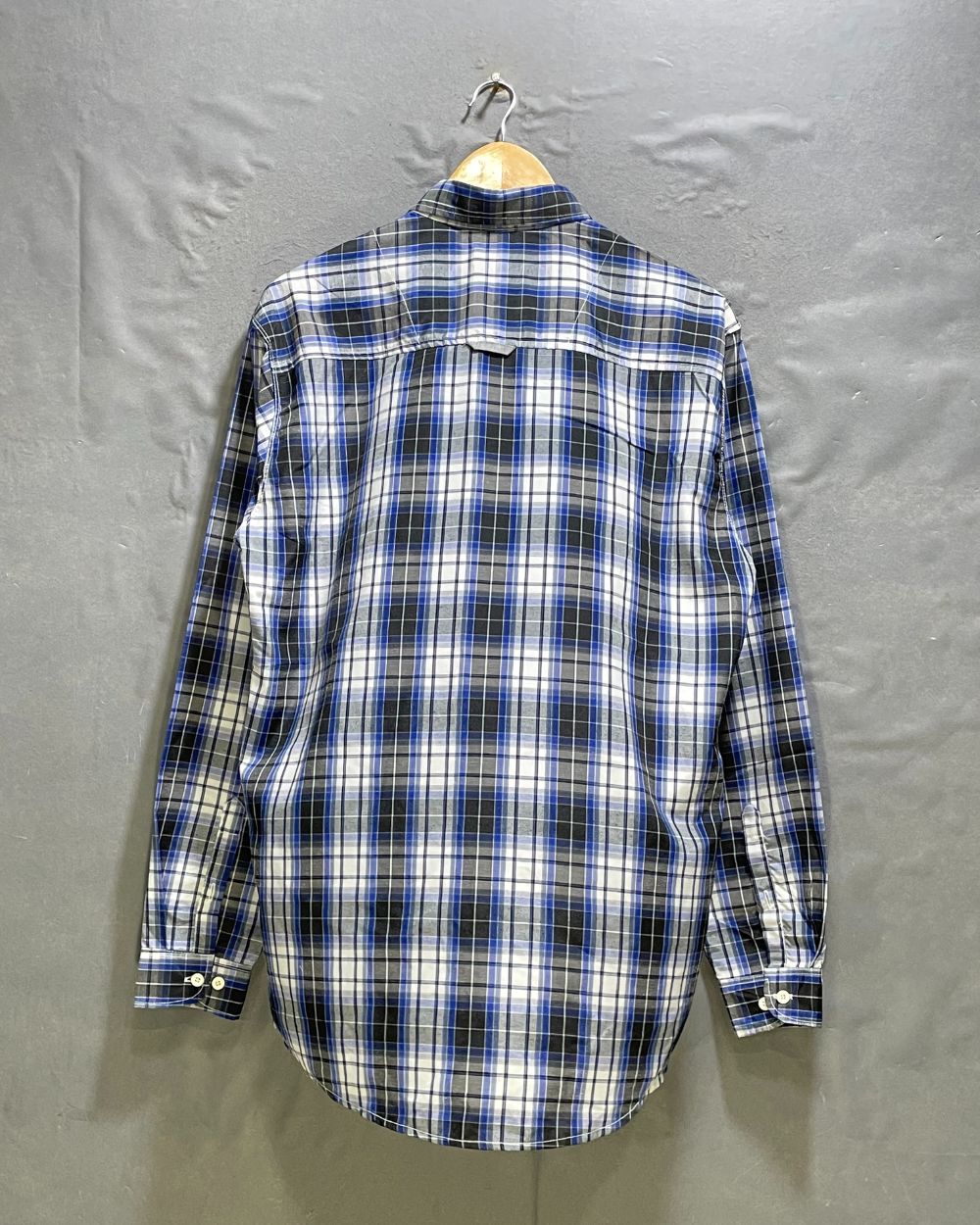 Massimo Dutti Blue Cotton Shirt For Men M | Preloved Labels