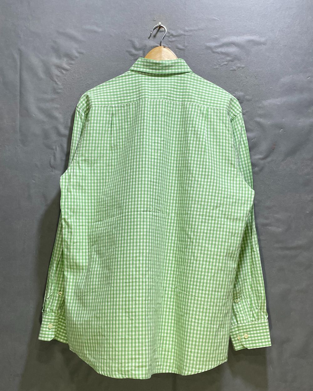Izod Green Cotton Shirt For Men Large | Preloved Labels