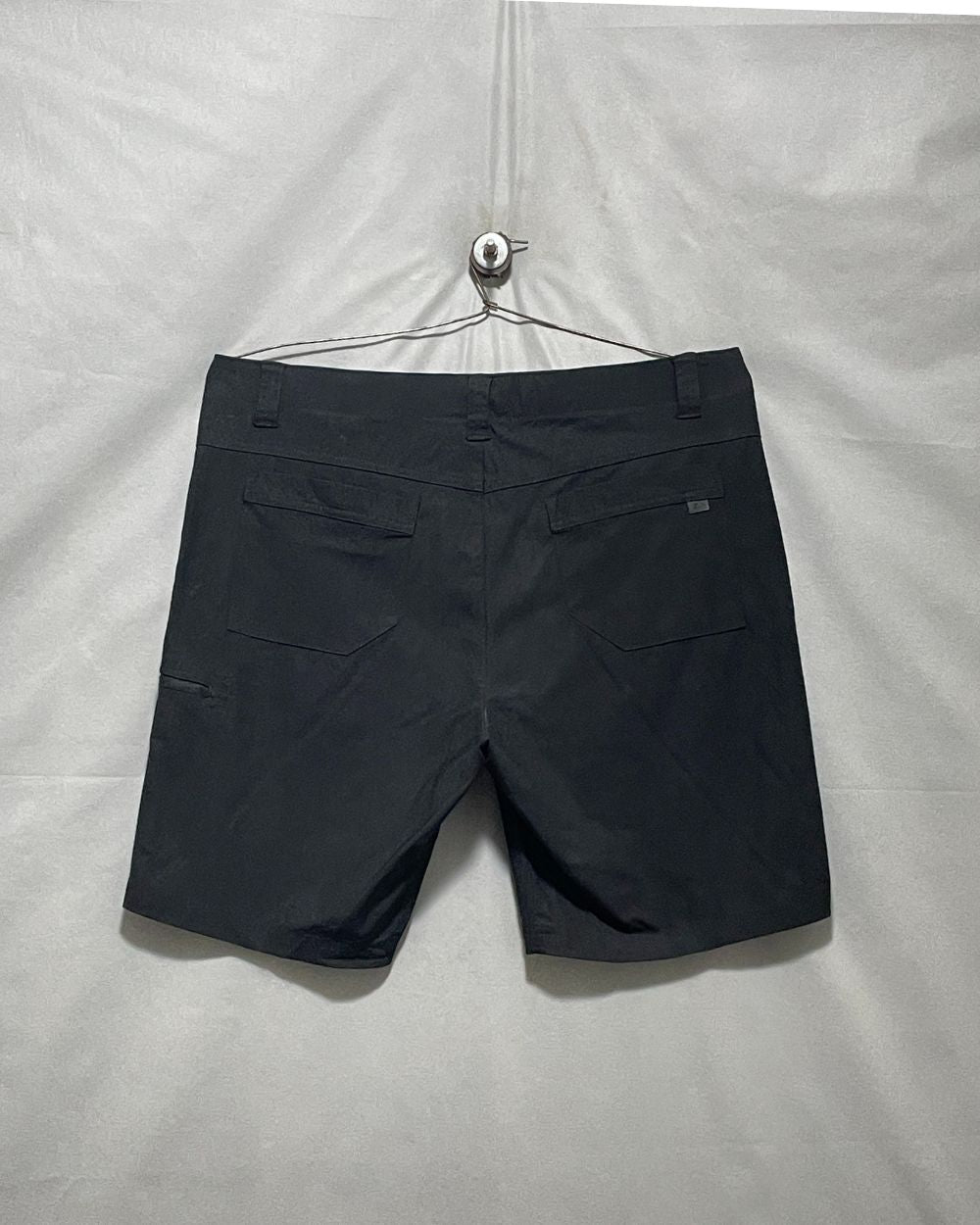 ZeroXposur Black Cotton Short For Men Large