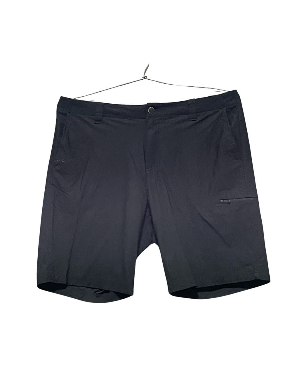 ZeroXposur Black Cotton Short For Men Large