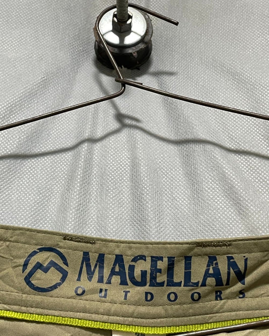 Magellan Khaki Cotton Short For Men Large