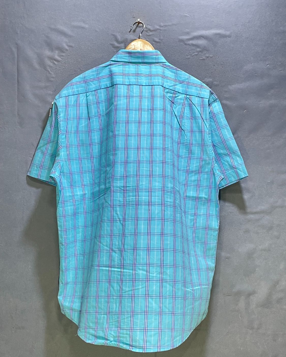 Izod Blue Cotton Shirt For Men Large | Preloved Labels