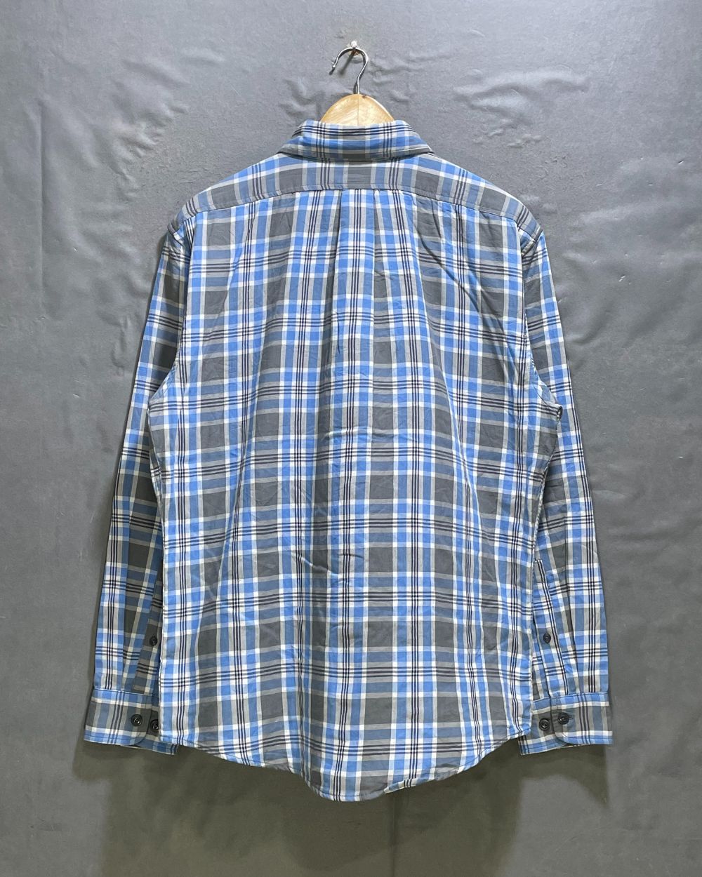Land's End Blue Cotton Shirt For Men M | Preloved Labels
