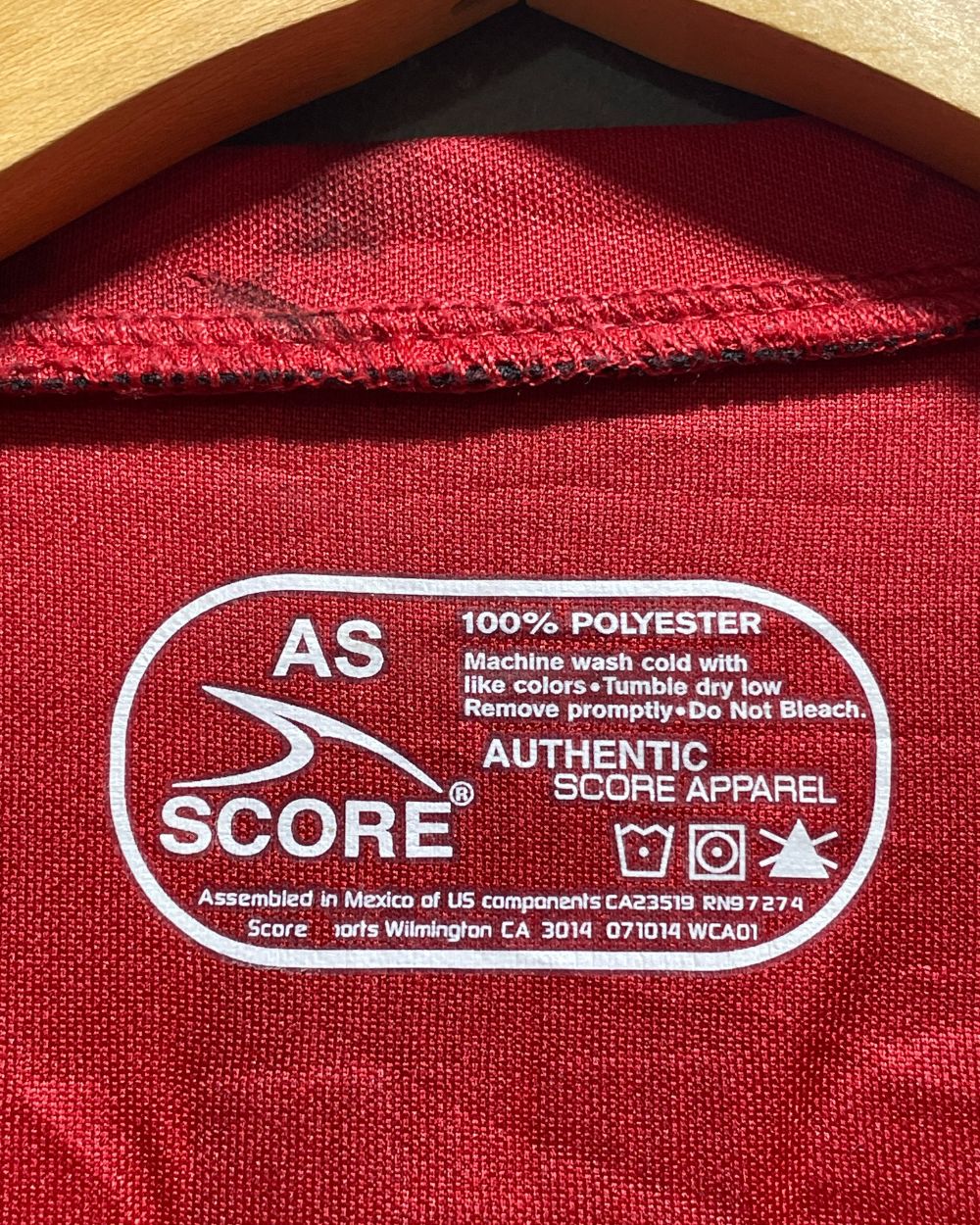 Score Red For Men Sports T Shirt S | Preloved Labels