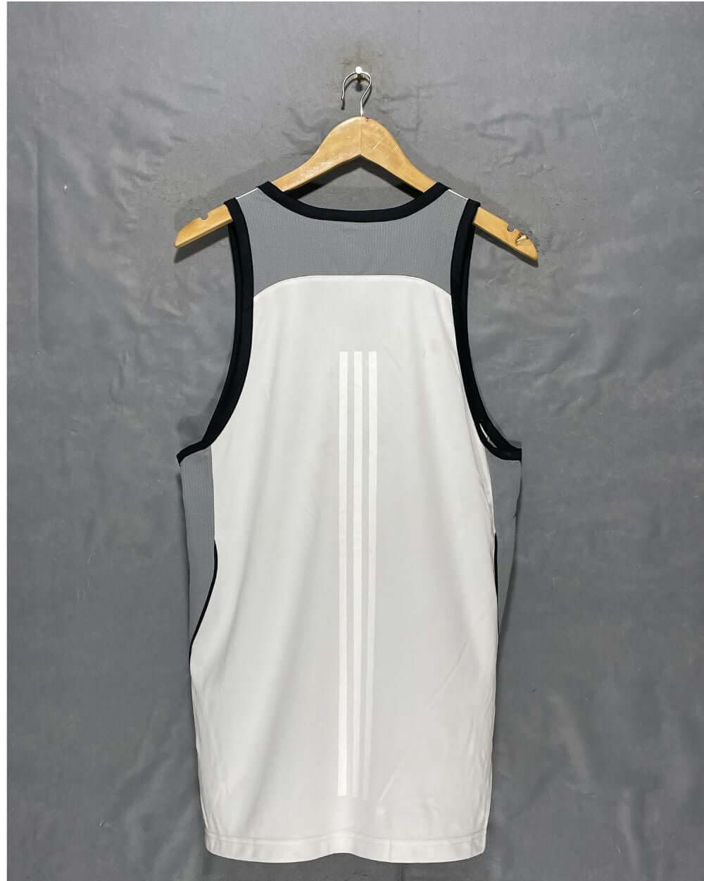 Adidas White Sports Vest T Shirt For Men Medium | Preloved Labels