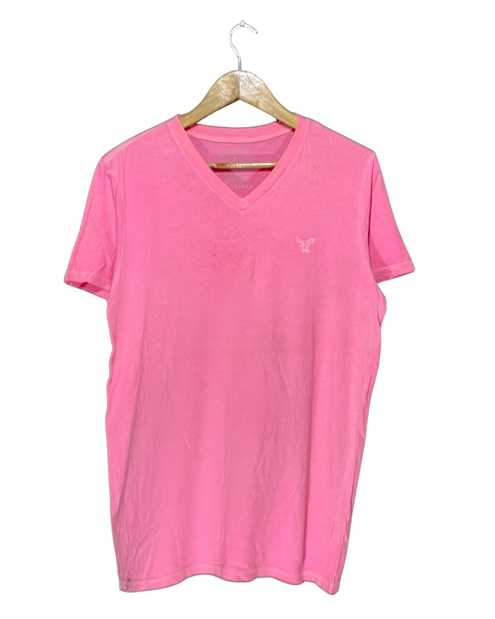 American Eagle Pink T Shirt For Men Medium