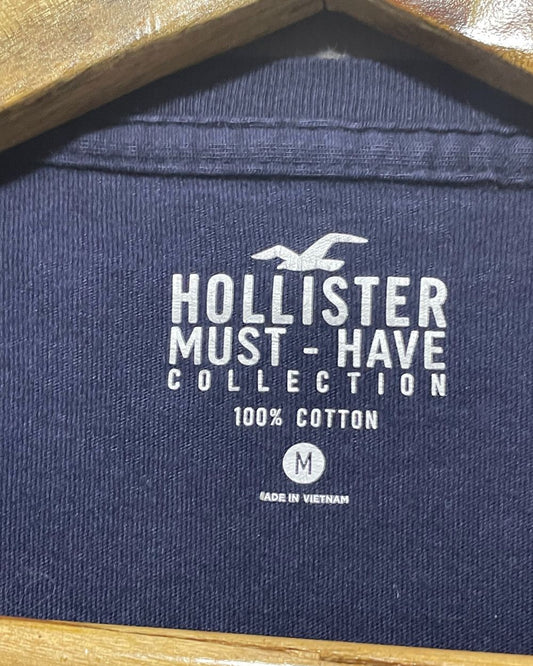 Hollister Black T Shirt For Men Medium
