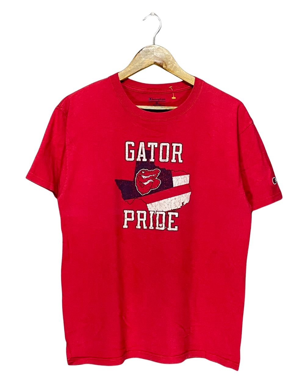 Champion Red T Shirt For Men Medium