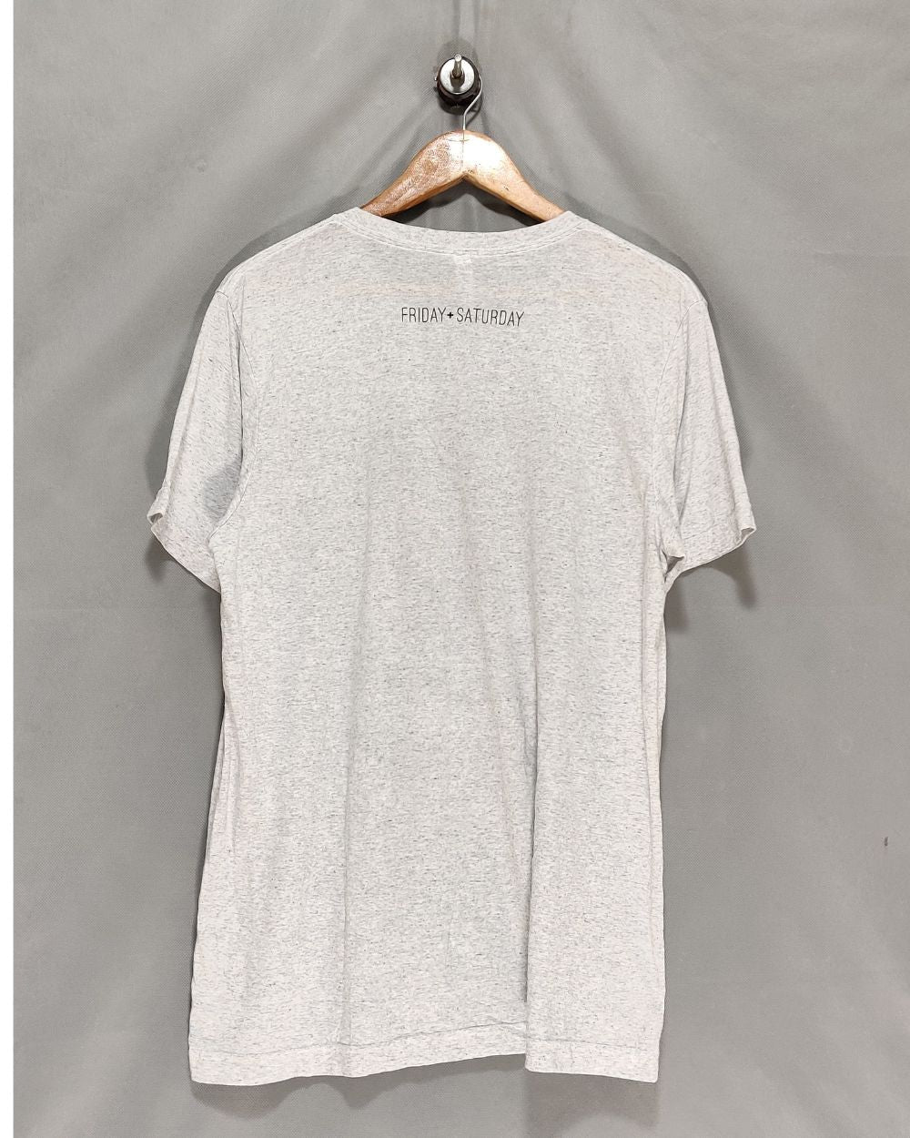 Canvas Gray T Shirt For Men Large