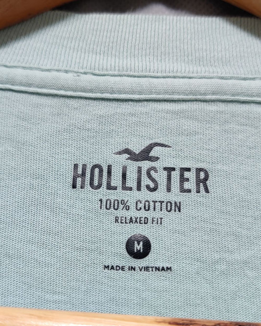 Hollister Blue T Shirt For Men Medium