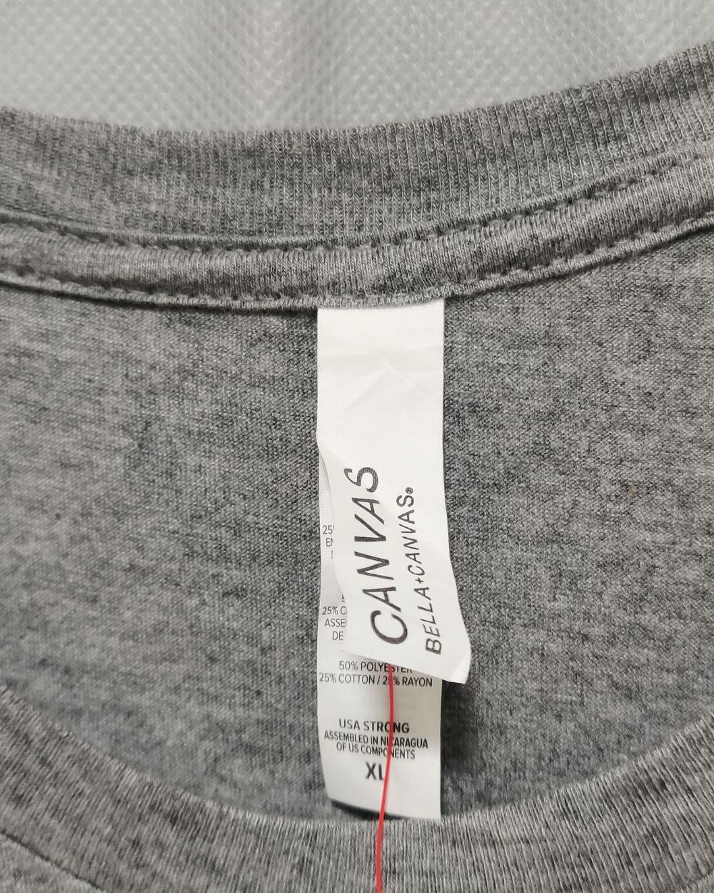 Canvas Gray T Shirt For Men Large