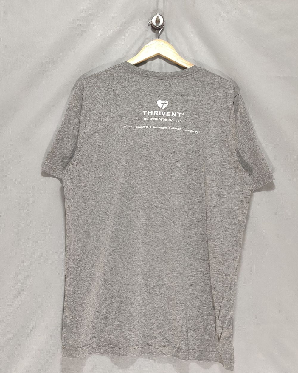 Canvas Gray T Shirt For Men Large