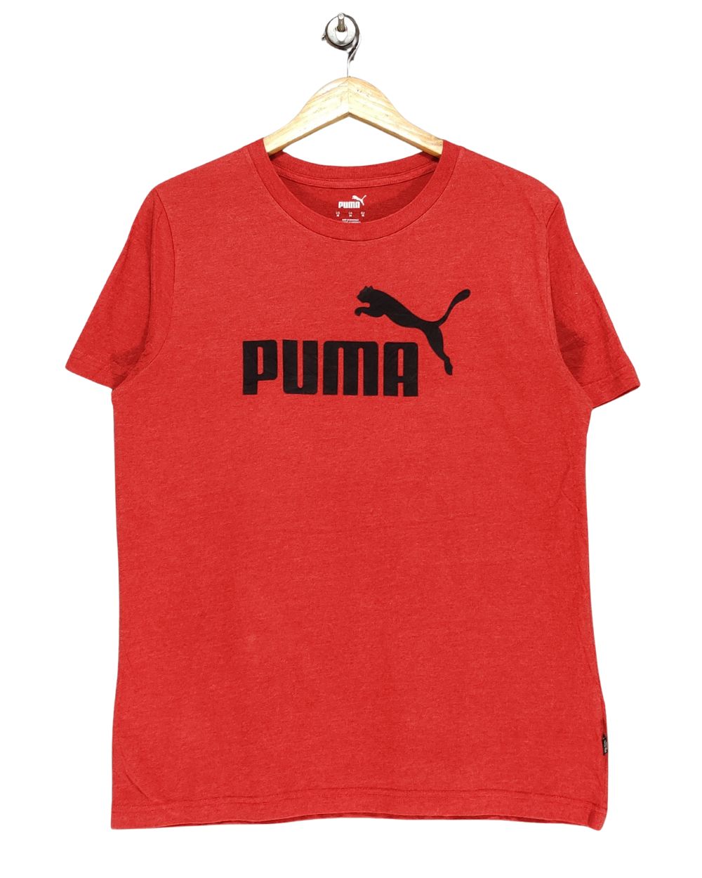 Puma Orange T Shirt For Men Medium