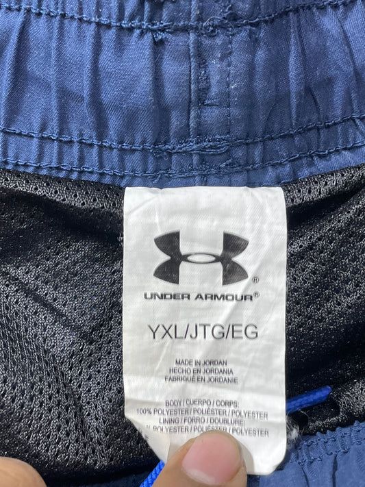 Under Armour Blue Cotton Short For Men M
