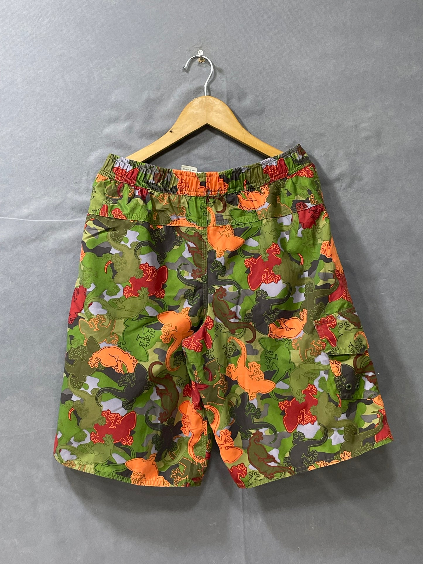 L.L.Bean Green CemoPolyester Short For Men S