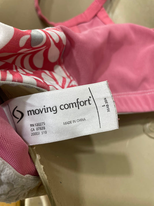 Moving Comfort Pink Sports Gym Bra For Women L