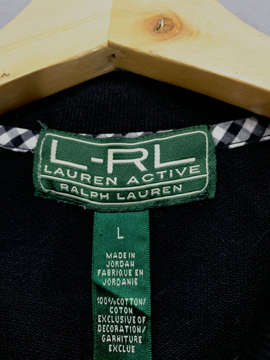 L-RL Lauren Active Branded Original For Cotton Women Polo T Shirt