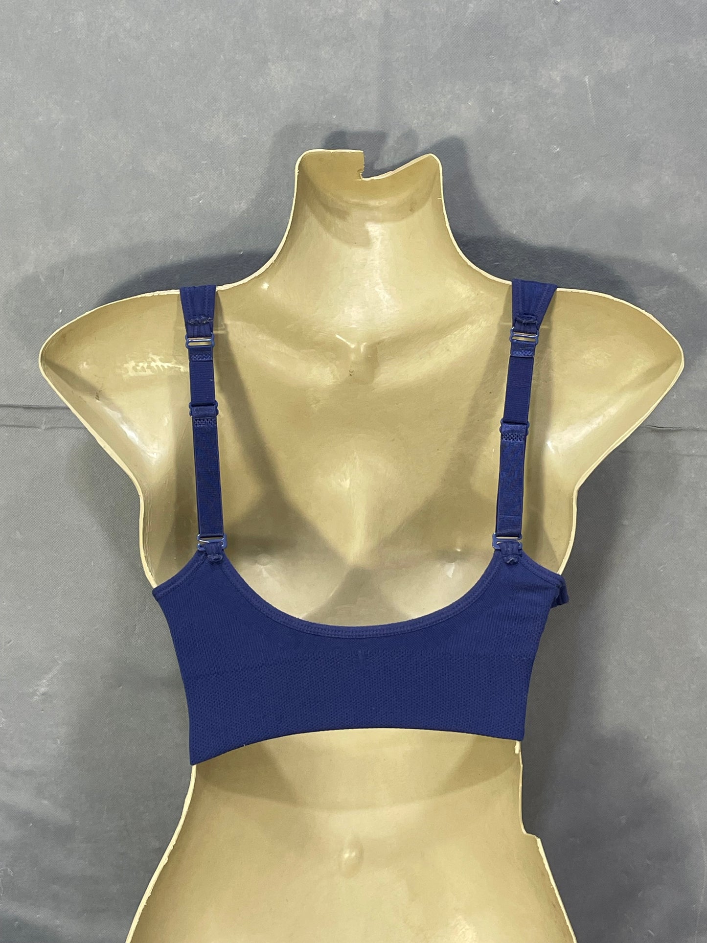 Puma Blue Sports Gym Bra For Women M