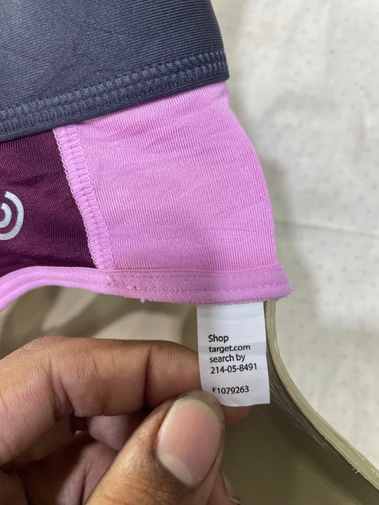 Power Shape Maroon Sports Gym Bra For Women XS