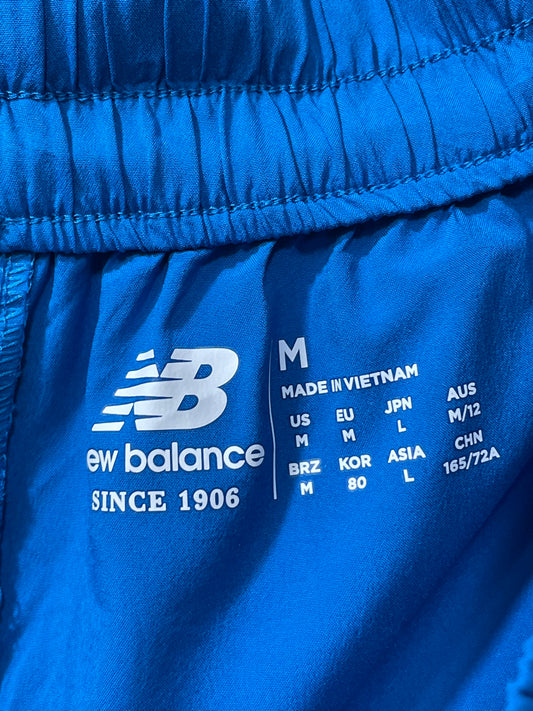 New Balance Blue Polyester Short For Women M