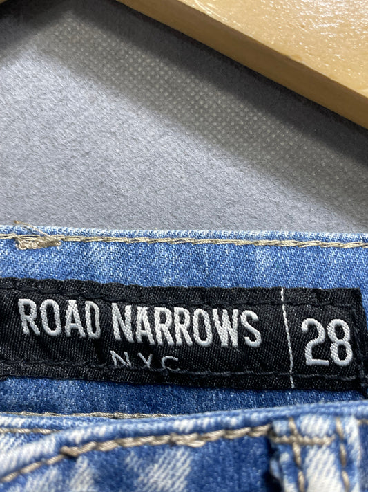 Road Narrows Blue Jeans For Men S