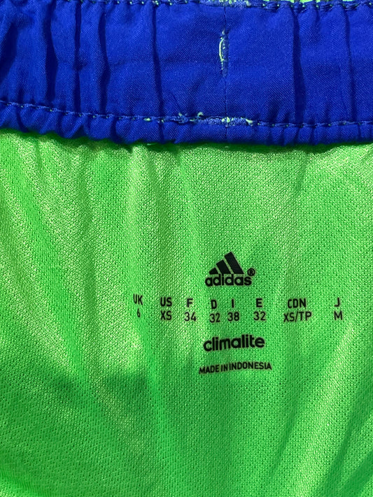 Adidas Green Polyester Short For Women M