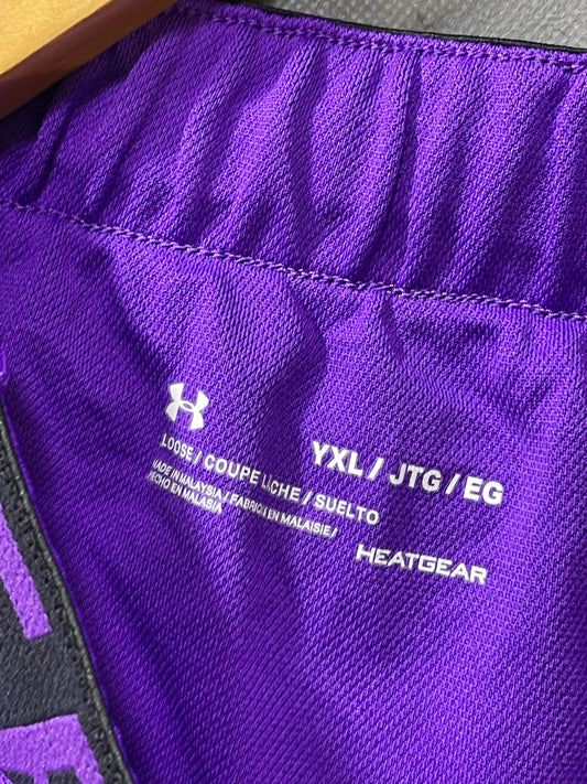 Under Armour Purple Polyester Short For Women XL