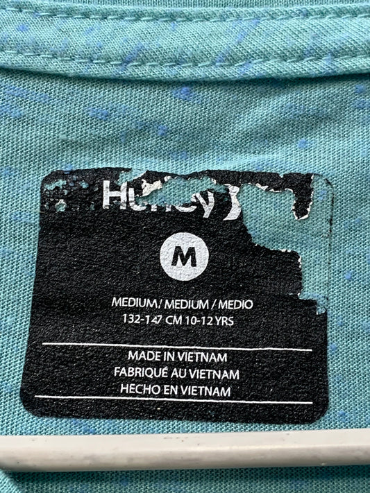 Hurley Blue Cotton For Women T Shirt M