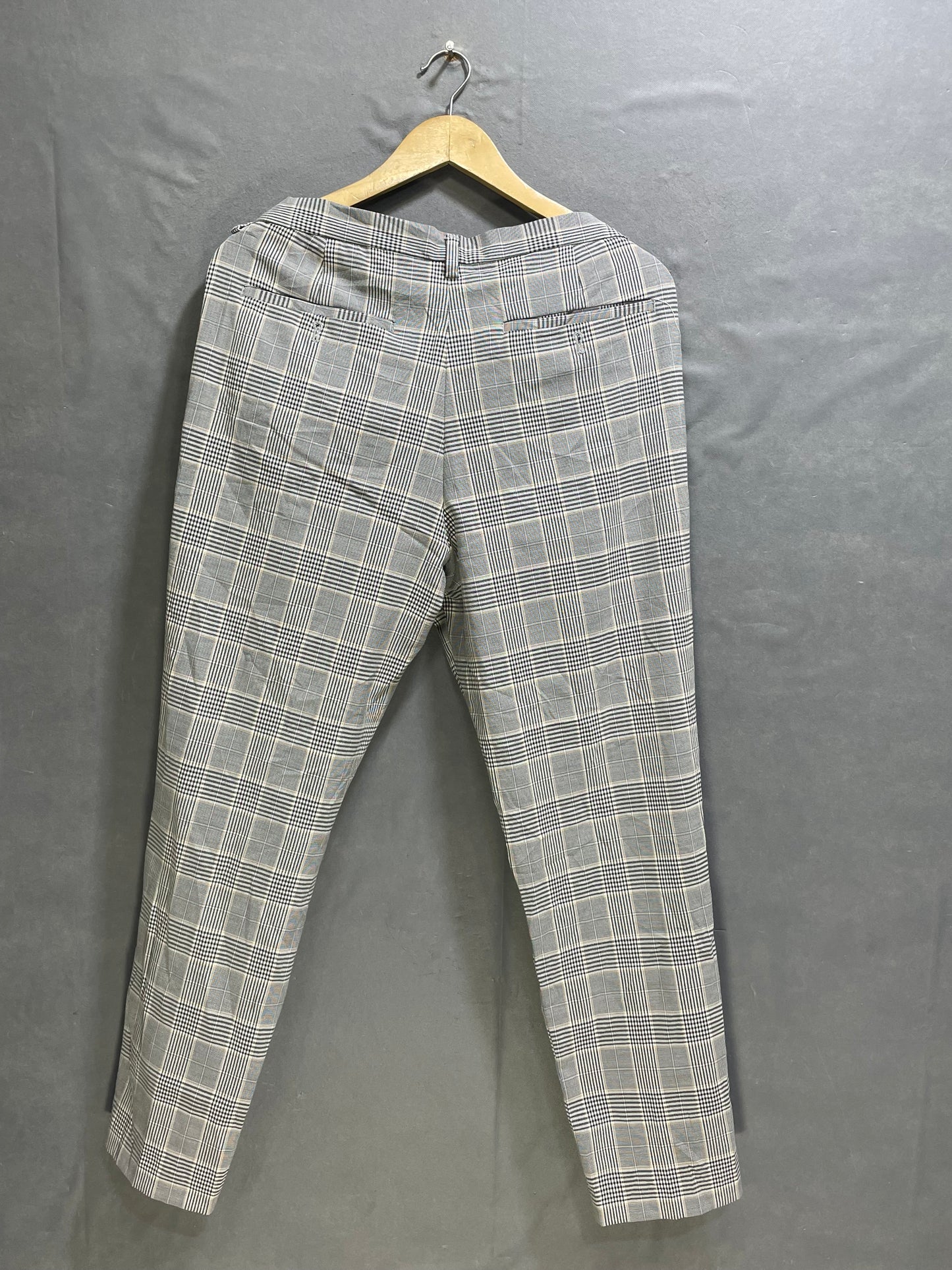 H&M Gray Polyester Dress Pant For Men M