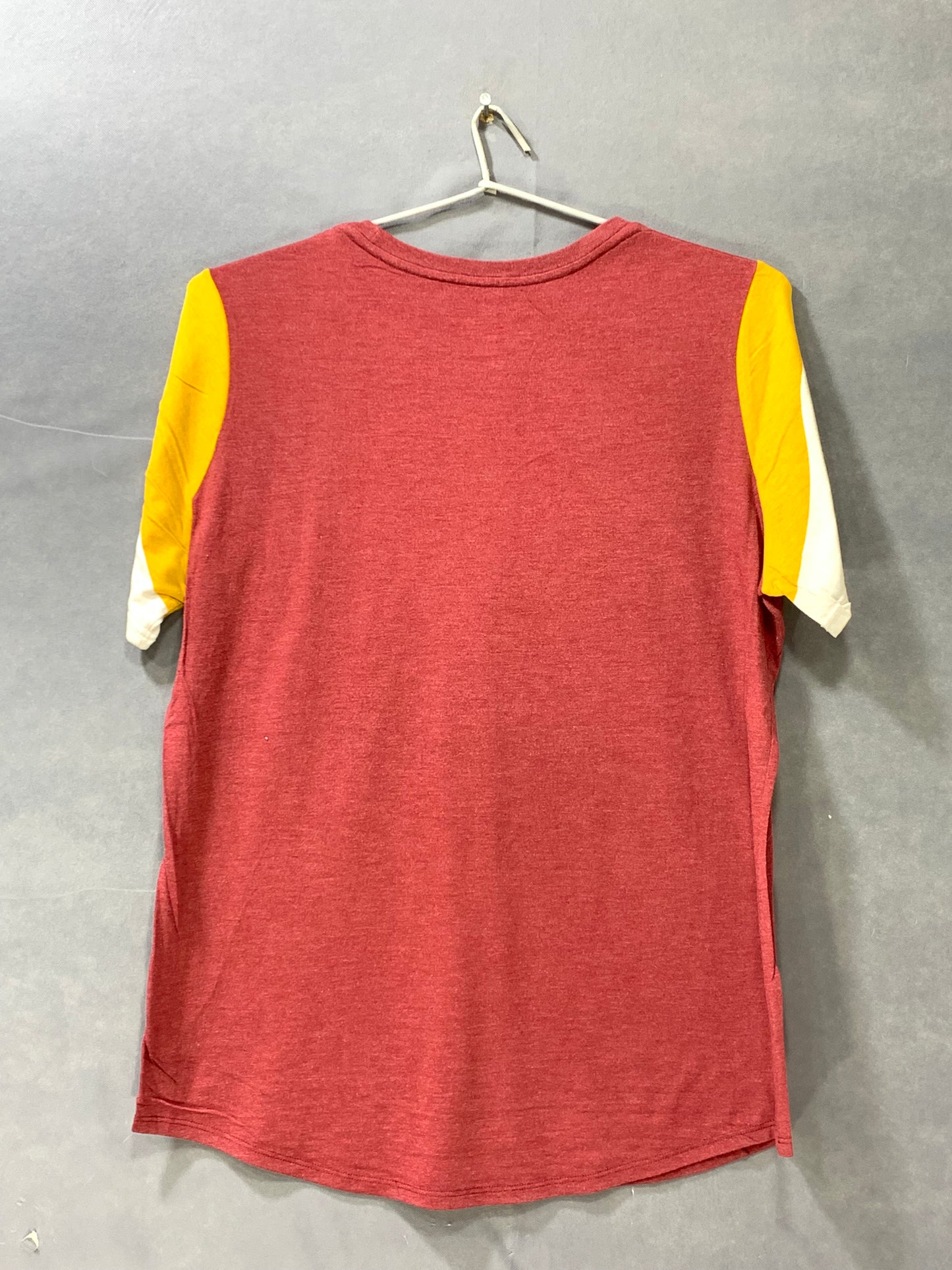 Nike The Tee Maroon Cotton For Women T Shirt X Large
