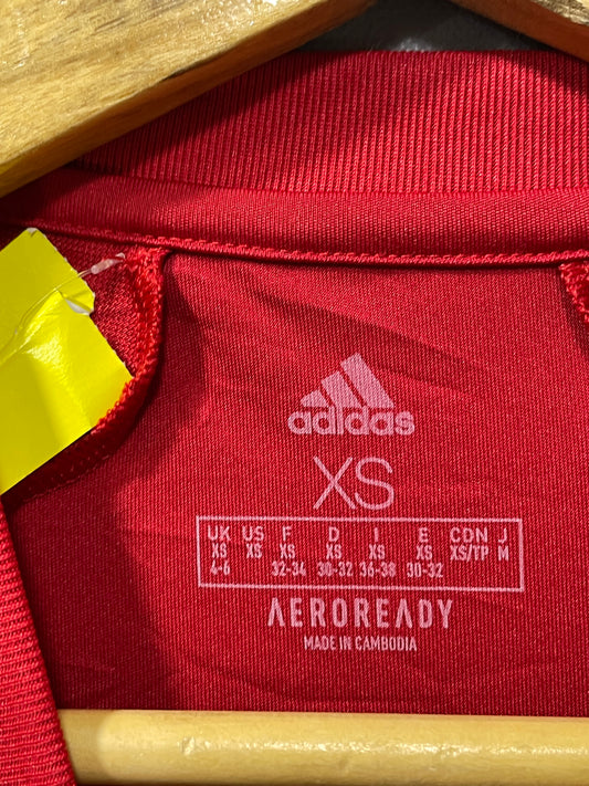 Adidas Red Sport For Women T Shirt X Small