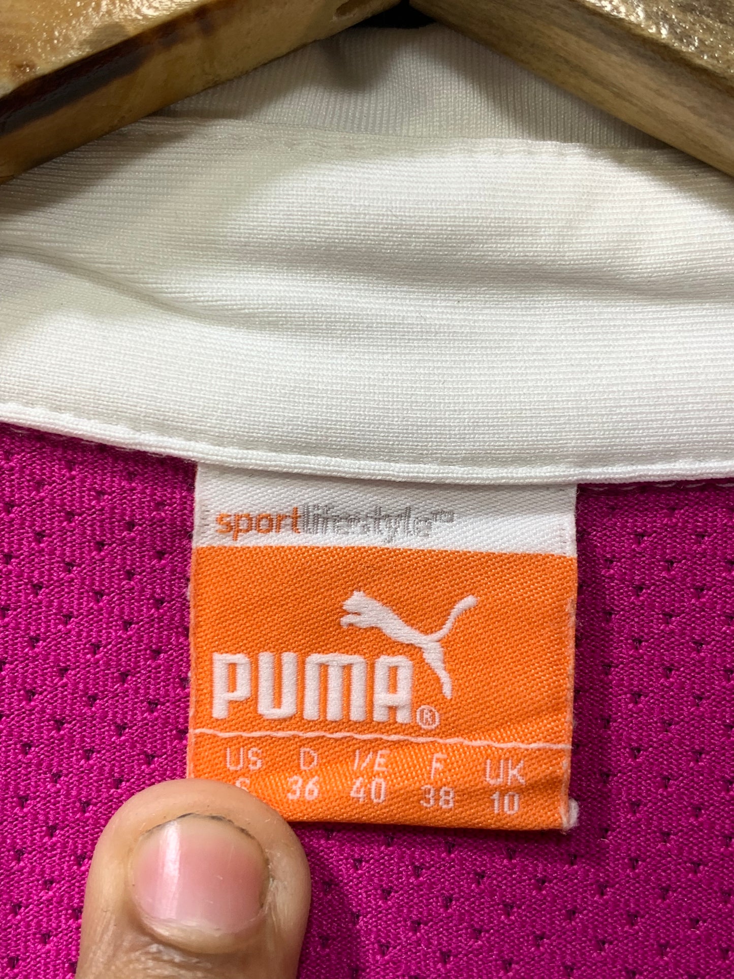 Puma White Sports For Women Polo T Shirt S
