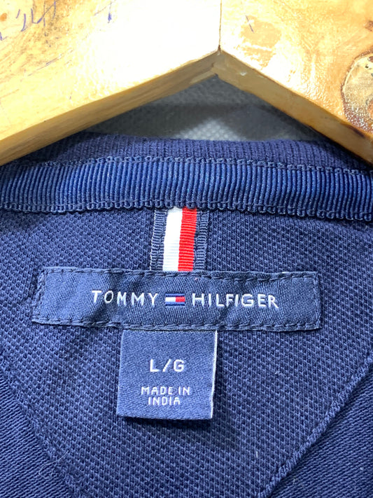 Tommy Hilfiger Blue Sports For Women Polo T Shirt L