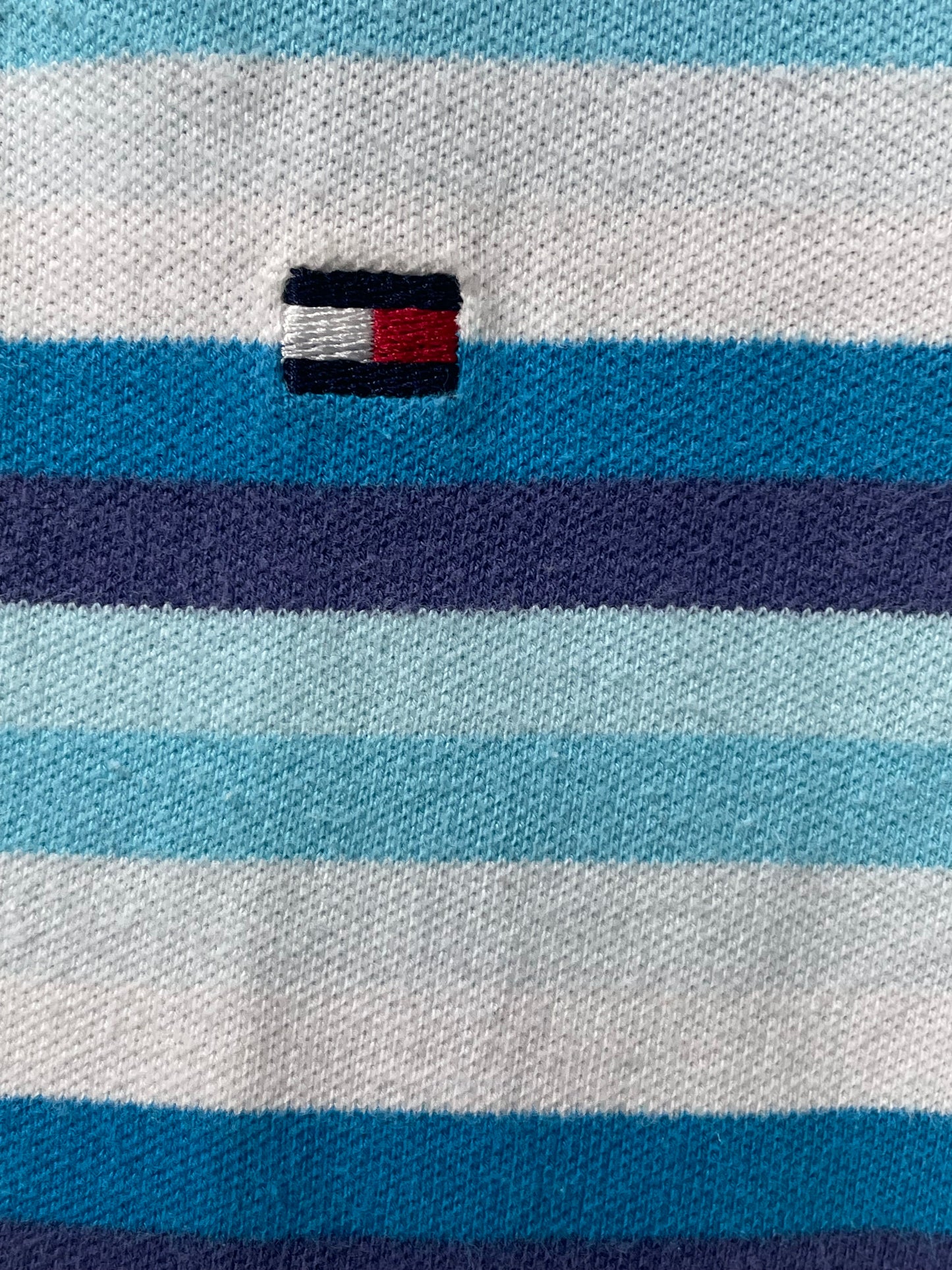 Tommy Hilfiger Blue For Cotton Women Polo X Large