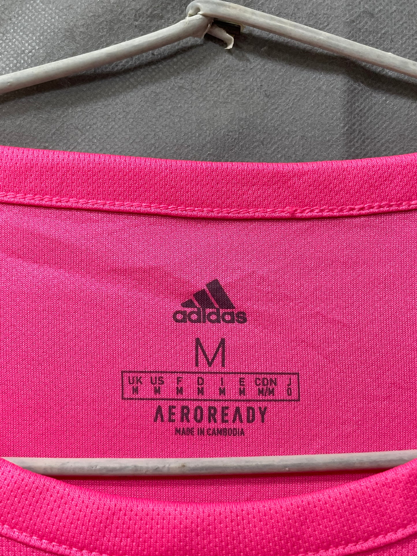Adidas Pink Sport For Women T Shirt Medium