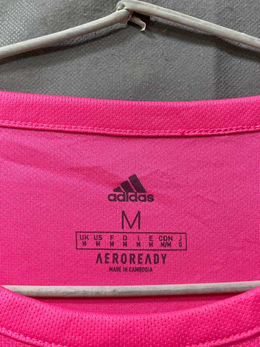 Adidas Pink Sport For Women T Shirt Medium