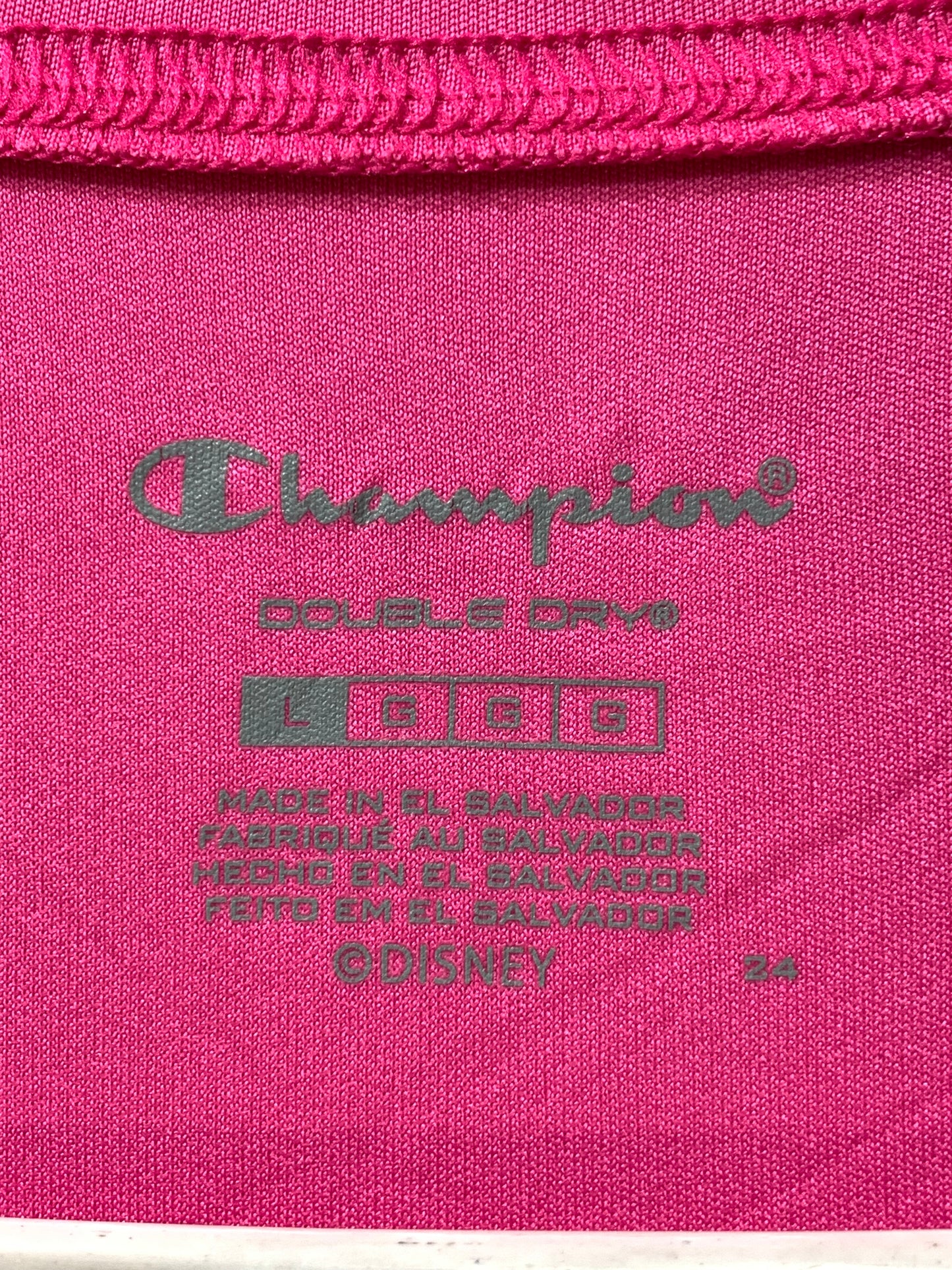 Champion Pink Sports For Women T Shirt L