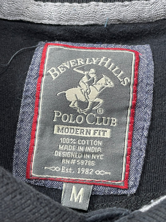 Polo Black For Cotton Men Polo Medium