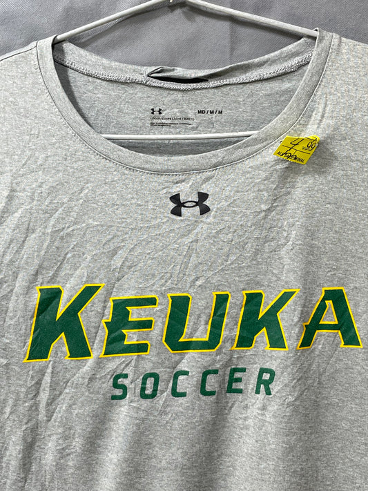 Under Armour Gray Sport For Women T Shirt Medium