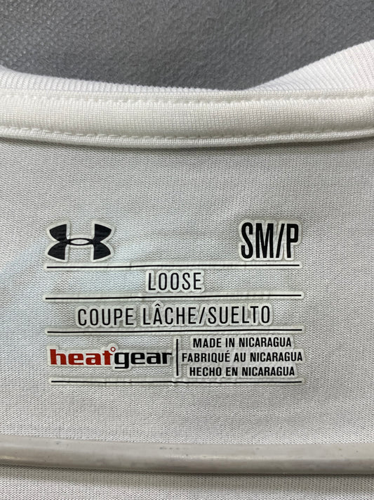Under Armour White Sports For Women T Shirt M